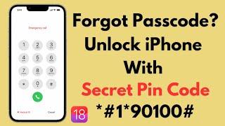 Fix Unavailable iPhone With Secret Pin Code | How to Unlock iPhone Without Passcode or Apple-ID