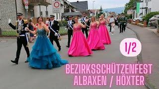 Bezirksschützenfest Albaxen / Höxter Festumzug Parade Juli 2024