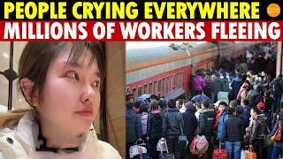 Crisis in Beijing: Streets Filled With Tears as Millions of Workers Leave, Empty Trains to Beijing