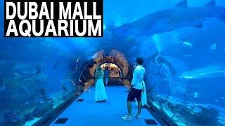 Dubai Mall Aquarium & Underwater Zoo 2024 Complete Tour | 4k | Dubai Tourist Attraction