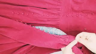 #철릭만들기#생활한복만들기#스마트스토어아리우리옷철릭패턴 천스냅 다는 방법