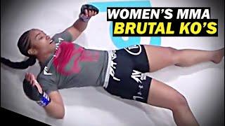 The Most Brutal Women's MMA Knockouts ! ! !