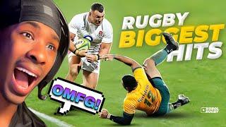 The Greatest 2024 Rugby Highlights - Big Hits, Speed & Skills - AMERICANS REACTION