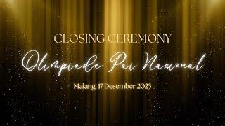 Resepsi Closing Ceremony Olimpiade PAI Nasional AGPAII Ke   2 - 17122023