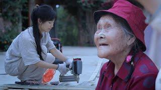 Liziqi is back, cooking a happy dinner with grandma on the mountain top.