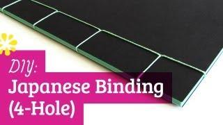 4-Hole Japanese Bookbinding Tutorial