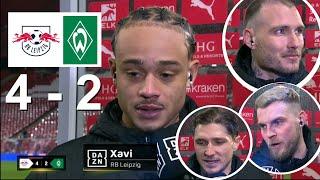 Xavi Simons David Raum Ducksch Interview Nach Dem Spiel RB Leipzig 4 vs 2 Werder Bremen 12/01/2025