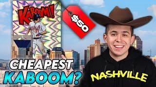 I Bought The World's CHEAPEST Kaboom At The Nashville Card Show 