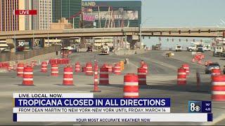 Tropicana Project construction affects access to Las Vegas businesses