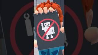 No Robots Allowed!  Won't believe what happen next.. ARPO the Robot Shorts #shorts #arpo #robots