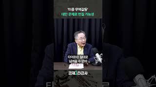 '미중 무역갈등' 대만 문제로 번질 가능성 (김정호 교수) #shorts