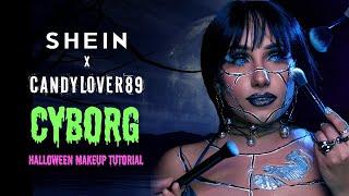 Cyborg Robot Halloween Makeup Tutorial | SHEIN x Candylover89