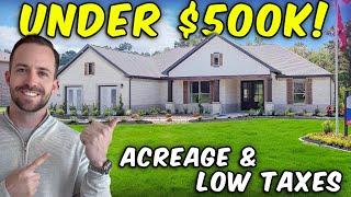 CRAZY DEALS On NEW Acreage Homes Outside Of Houston Texas!