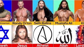 Famous WWE Wrestlers and their religion comparison | world data