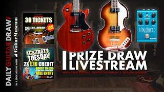 193 PRS Silver Sky & 4 more DAILY GUITAR DRAW Competition Prize Draw Live 14/01/2025 16.00 UK