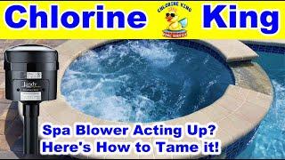 Is Your Swimming Pool Spa Air Blower Too Strong? Here's a Fix! - Chlorine King