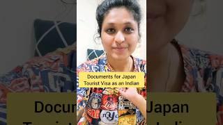 Documents required for Japan Tourist Visa as an Indian #japantouristvisa #japanvisa #travel