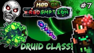 Infected Eye & Skeletron Prime! Terraria Mod of Redemption DRUID CLASS Let's Play #7 (MoR)