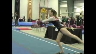 Taylor Saunders Provincial Gymnastics Finals 2012