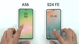 Samsung A56 vs Samsung S24 FE - SPEED TEST