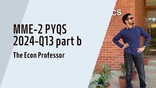 MME-2 PYQs 2024-Q13 part b