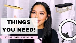 BEGINNER LASH TECH PRODUCTS | THINGS YOU NEED TO LASH | LASHING PRODUCTS YOU NEED