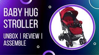 Babyhug Symphony Stroller With Reverisble Handle & Mosquito Net - Mauve