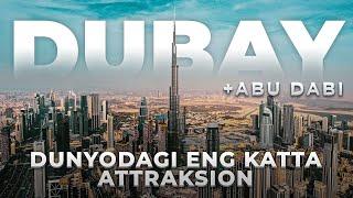 Dubay — dunyodagi eng katta attraksion | + Abu Dabi - Yaqin sharq javohiri | Nozim Safari