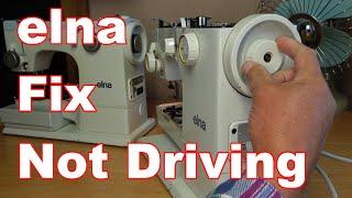 Elna - Not Driving - Star Series Supermatic - Stop Motion Clutch Issue Fixed