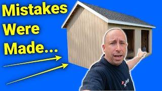 How I Built a Shed: 9 Mistakes I Made Building a Shed...So Far