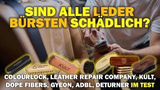 Sind ALLE Leder Reinigungsbürsten schädlich? Colourlock, LRC, Kult, Gyeon, ADBL & Deturner im Test