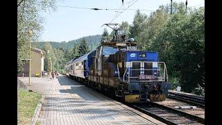 Mit der BR 210 "Bügeleisen" von Rybník nach Lipno am 28.08.2024