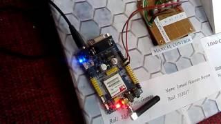 Wireless Load Control using GSM Module.