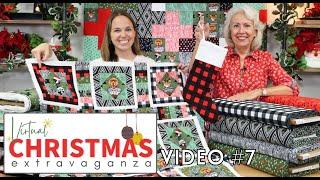 Virtual Christmas Extravaganza Video #7: Holiday Homies Flannel by Tula Pink!