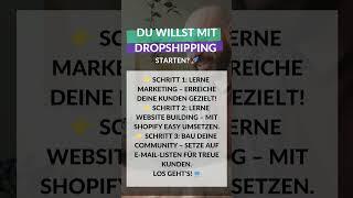 Du willst mit Dropshipping starten  Los geht's!  #marketingtipps #onlinemarketing #business