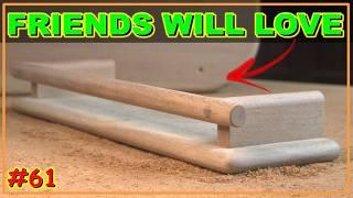 PERFECT GIFT FOR FRIENDS - CREATIVE WOODWORKING (VIDEO #61) #woodworking #woodwork #joinery