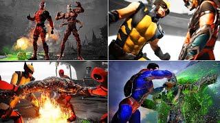 ALL 44 Superheroes Fatalities MK1 #2024