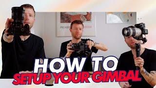 How to set up your gimbal - DJI RS3 MINI