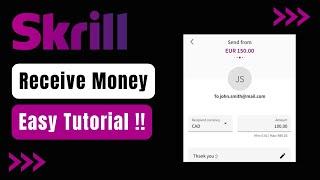 Skrill - How to Receive Money?