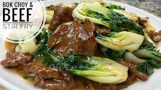 Beef & Bok Choy Stir Fry | Tender, Juicy Beef And Vegetable Stir Fry