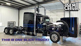 Kiser Trucking CAT Powered Peterbilt 389