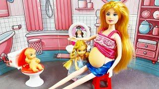 Satsifying Unboxing Baby Potty Toilet Toy with Pregnant Barbie Doll Playset | Toy Review ASMR