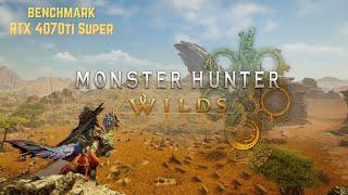 Monster Hunter Wilds Benchmark - RTX 4070 ti Super