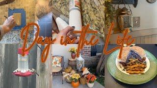 PRODUCTIVE DAY IN THE LIFE: FALL DECOR REVEAL, SMALL PROJECTS & HOBBY LOBBY HAUL! #dayinthelife