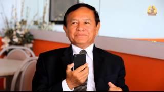 Cambodia: Vice president of CNRP H.E Kem Sokha with radio SBS Australia