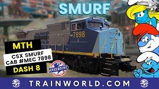 MTH O Scale Dash-8 CSX "Smurf"