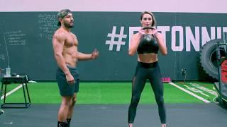 Jena Mays Deadlift, Clean, Squat Kettlebell Flow at Onnit Gym