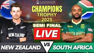 NZ vs SA Live CT 2025 Semi Final | New Zealand vs South Africa Live Match Today | Champions Trophy