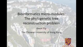 08. The phylogenetic tree reconstruction problem