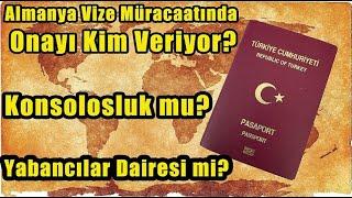 Almanya Vize Müracaatında Onayı Kim Veriyor? Konsolosluk mu? Yoksa Yabancılar Dairesi mi?